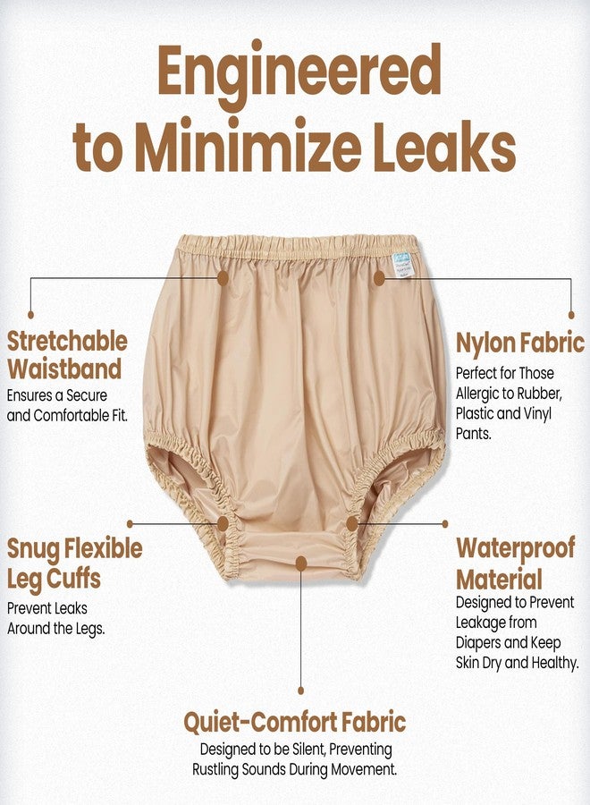 Kleinert's Incontinence Leak-Protection, Washable Pull-On Cover Pant, Advanced Duralite-Cool-Lightweight-Durable- Kleinert's (Beige, Large) - Image 2